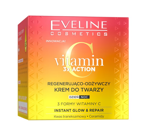Eveline Vitamin 3x Action Regenerująco-Odżywczy Krem do Twarzy 50ml