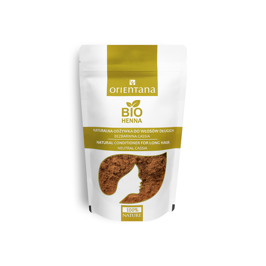 Orientana Bio Henna Roślinna Bezbarwna Odżywka do Włosów Długich 100g