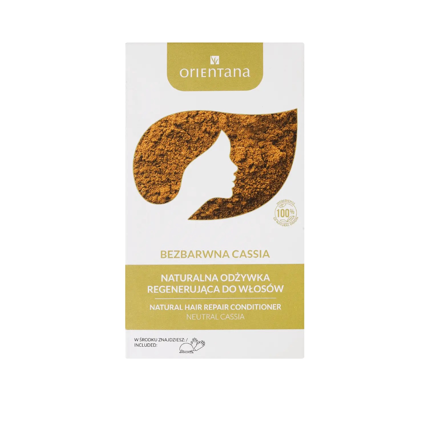 Orientana Bio Henna Roślinna Bezbarwna Odżywka do Włosów Długich 100g