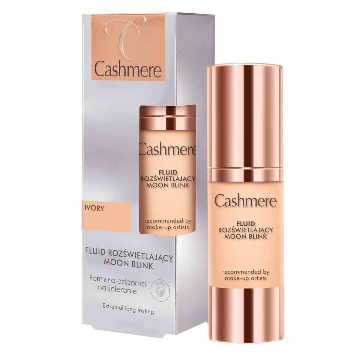 Cashmere Fluid Podkład Rozświetlający Moon Blink Ivory 30ml