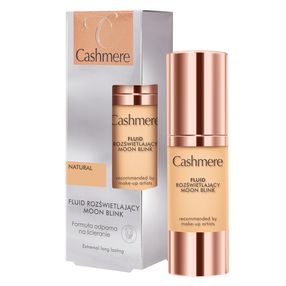 Cashmere Fluid Podkład Rozświetlający Moon Blink Natural 30ml