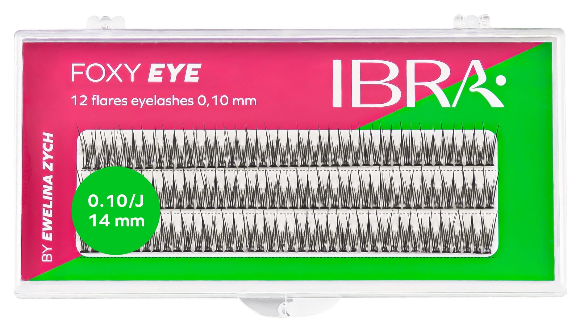 IBRA Makeup Zestaw Kępek Foxy Eye 0,10-J 14mm by Ewelina Zych