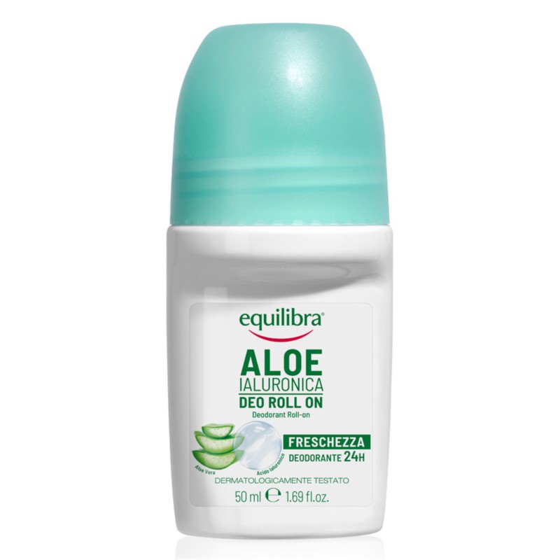 Equilibra Aloesowy Antyperspirant w Kulce z Kwasem Hialuronowym 50ml