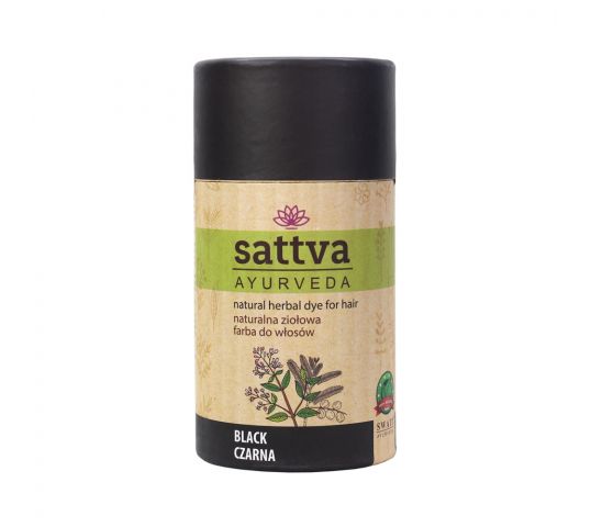 Sattva Naturalna Henna - Ziołowa Farba do Włosów Black 150g