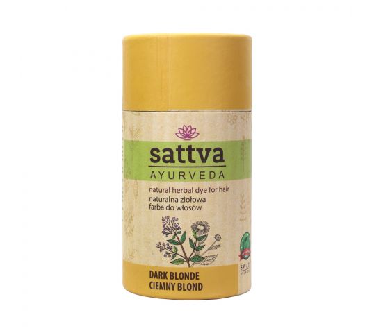 Sattva Naturalna Henna - Ziołowa Farba do Włosów Dark Blonde 150g