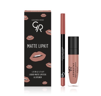 Matte Lipkit Zestaw do Ust Warm Nude