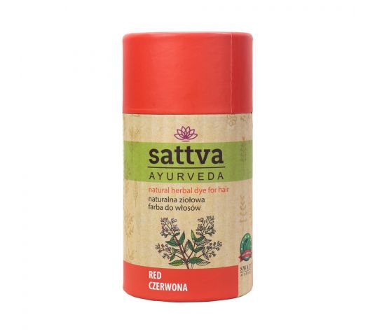 Sattva Naturalna Henna - Ziołowa Farba do Włosów Red 150g