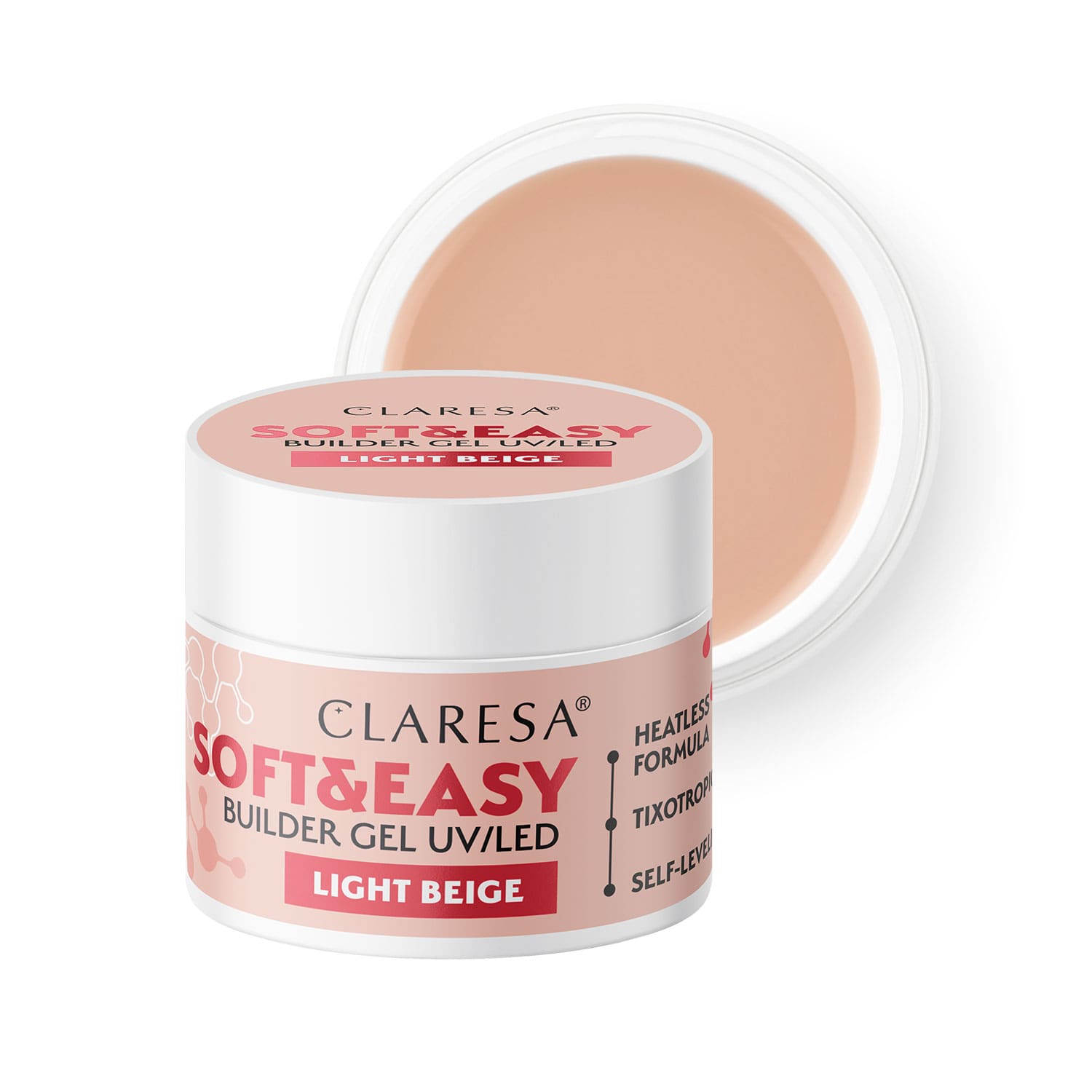 Claresa Żel Budujący Soft & Easy Light Beige 12g