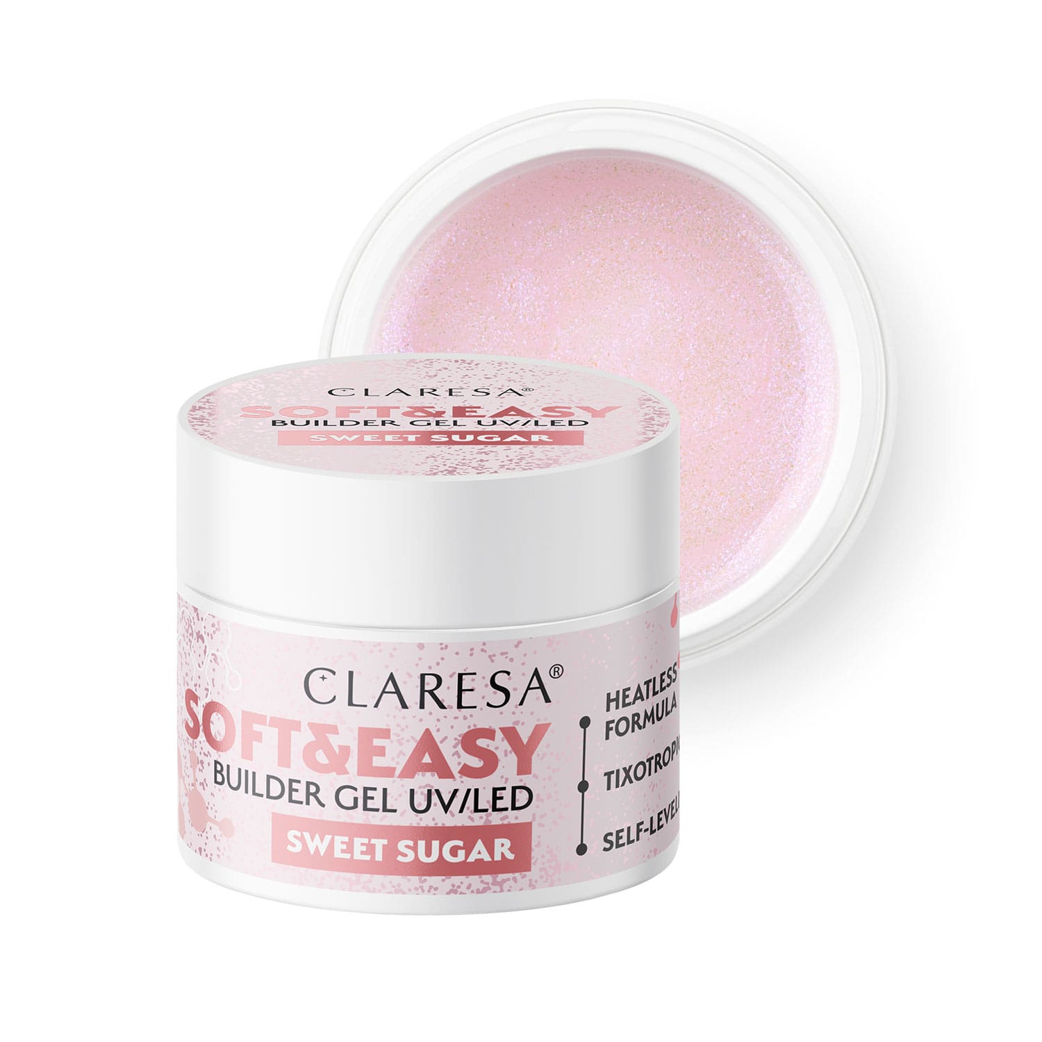 Claresa Żel Budujący Soft & Easy Sweet Sugar 90g