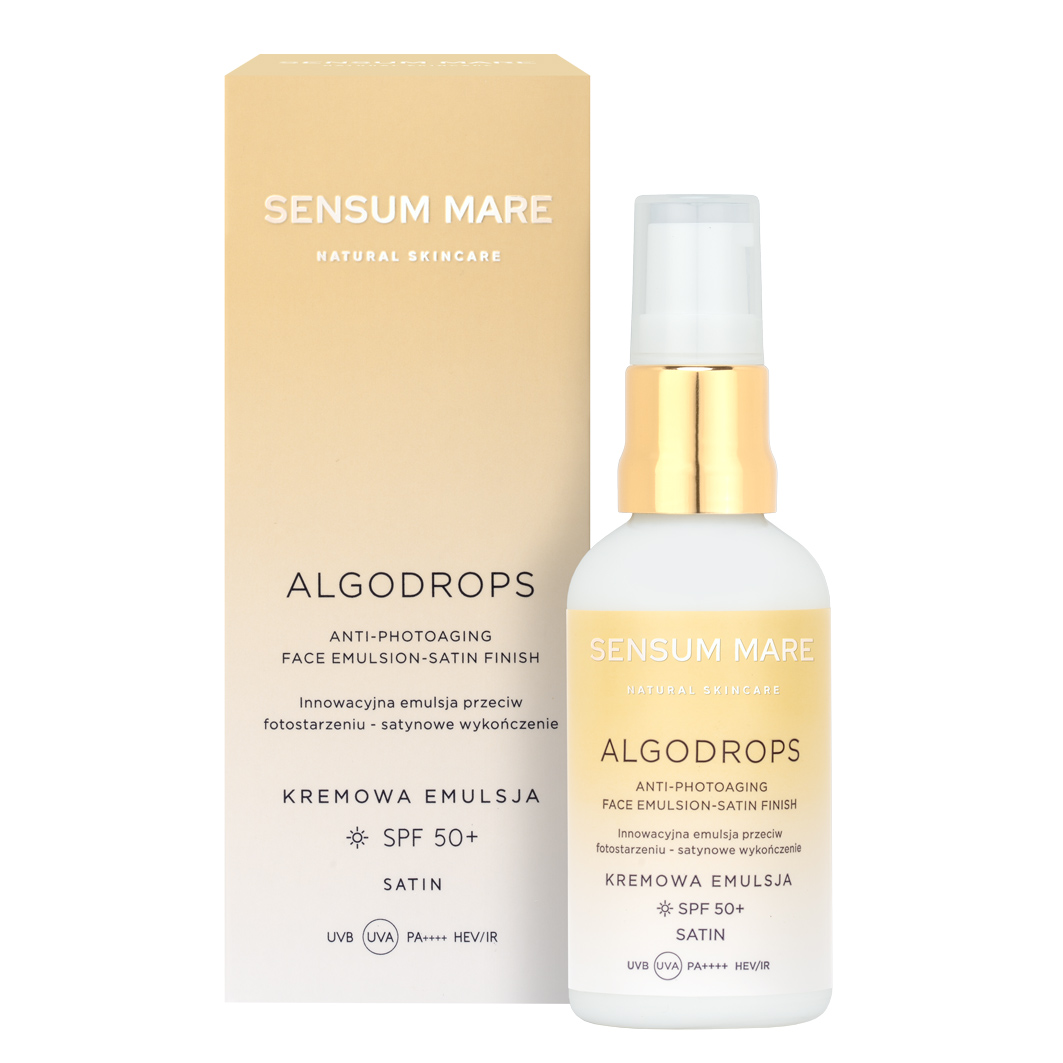 Sensum Mare Algodrops Satin Emulsja Ochronna SPF50 50ml