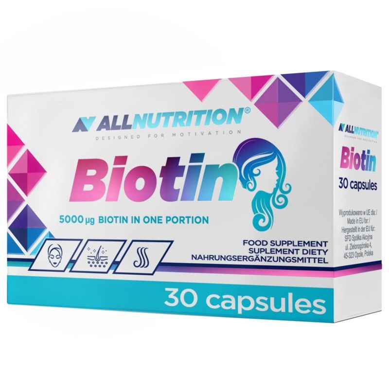 ALLNUTRITION Biotin Suplement Diety 30 Kapsułek