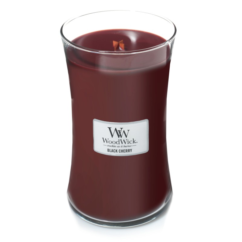 WoodWick Świeca w Dużym Słoiku Black Cherry