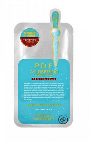P.D.F A.C Dressing Ampoule Mask EX — maska kojąca