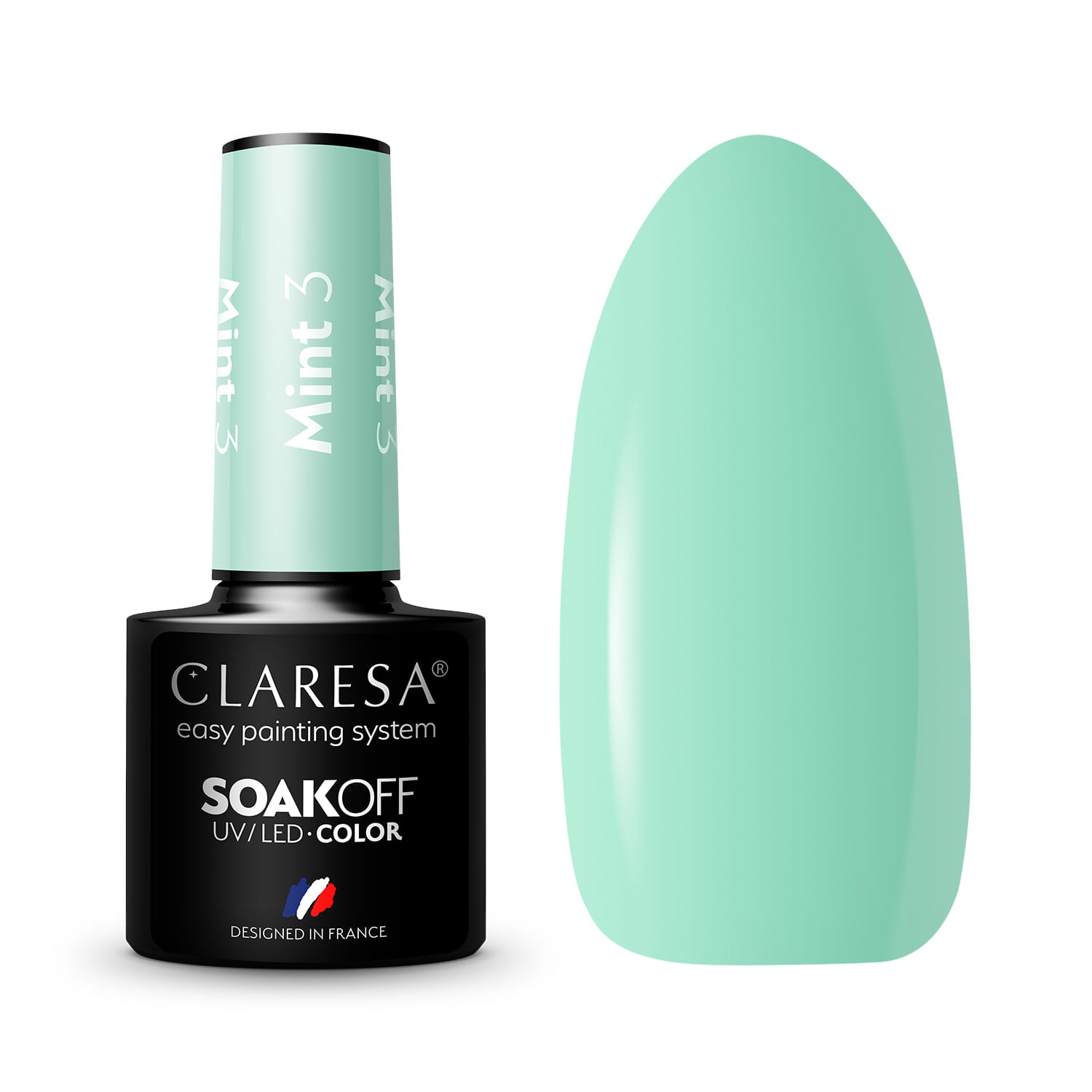 Claresa Lakier Hybrydowy Mint 3