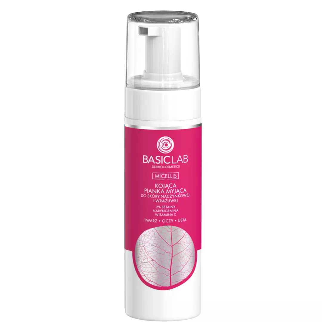 BasicLab Micellis Kojąca Pianka do Mycia Twarzy 150ml
