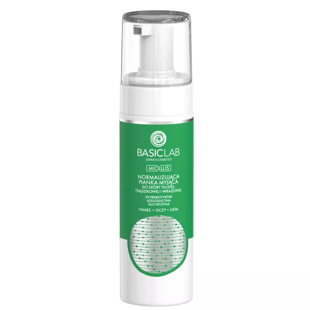 BasicLab Micellis Normalizująca Pianka do Mycia Twarzy 150ml