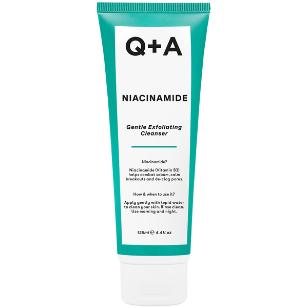 Q+A Niacinamide Peelingujący Żel do Mycia Twarzy 125ml
