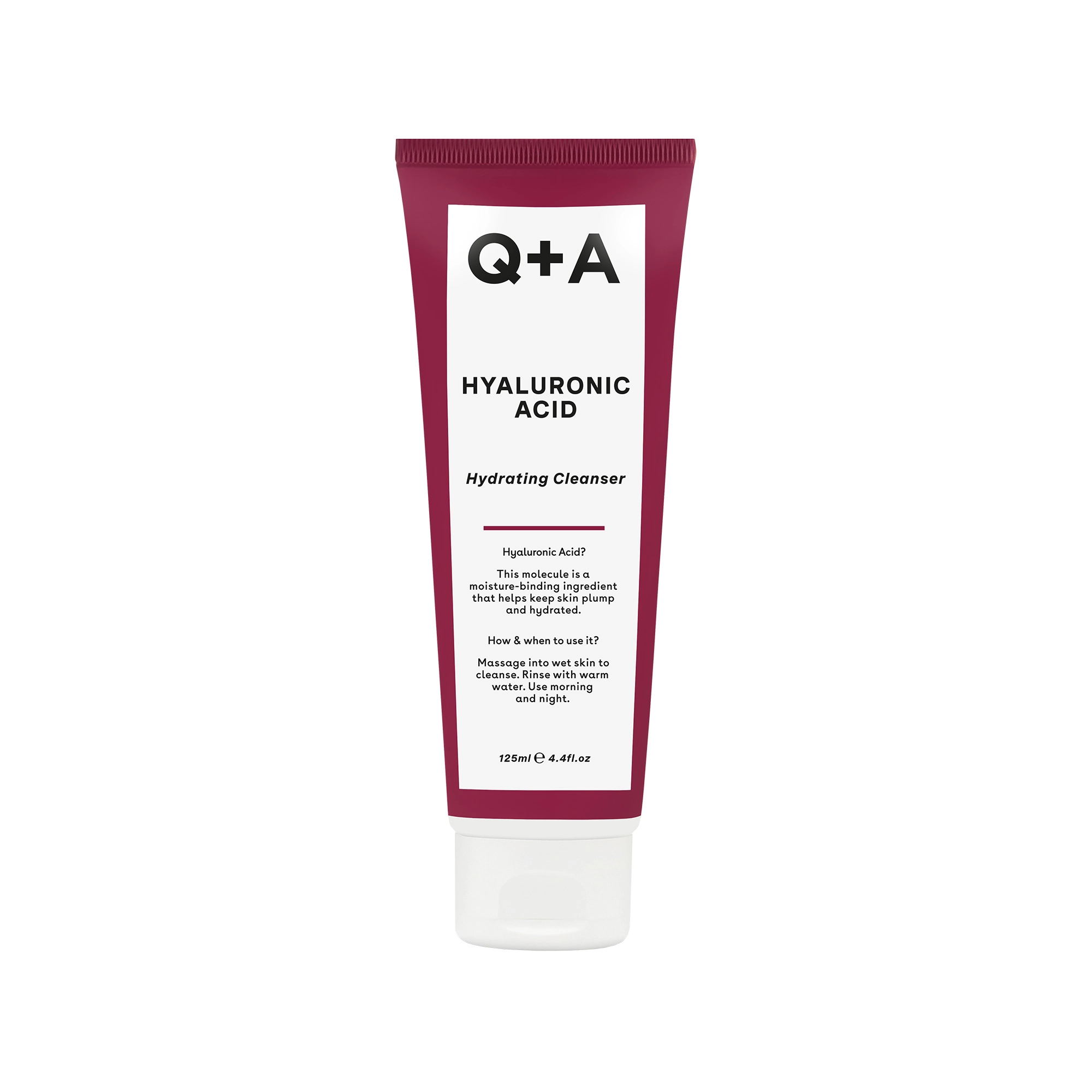 Q+A Hyaluronic Acid Żel do Mycia Twarzy 125ml