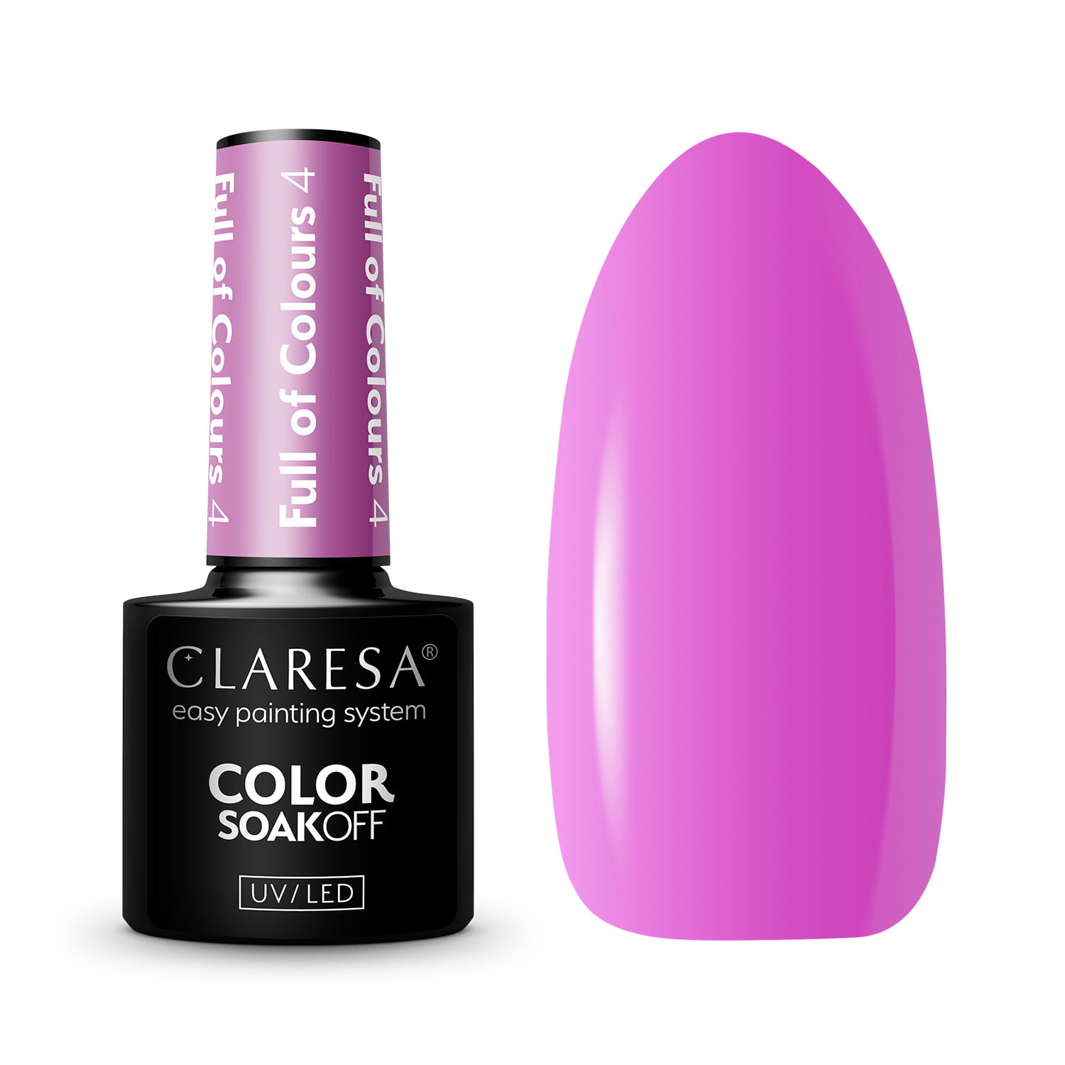 Claresa Lakier Hybrydowy Full of Colours 4