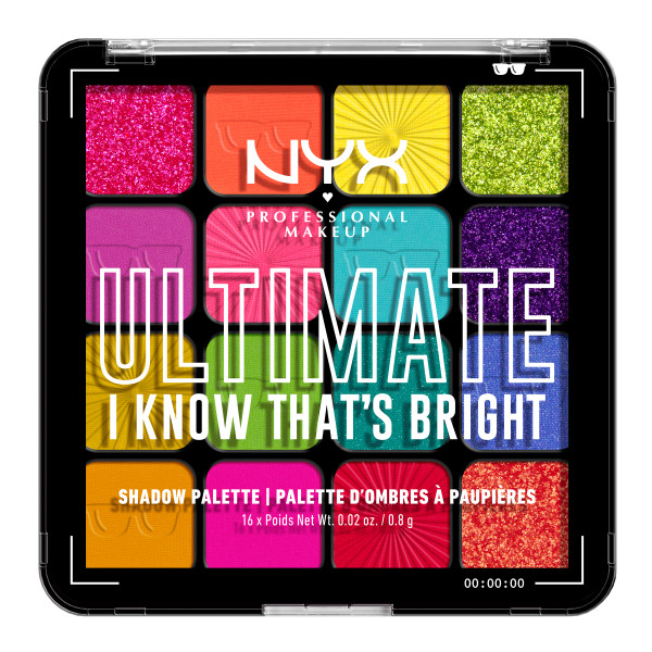 NYX Professional Makeup Ultimate Paleta Cieni 04 I Know That's Bright