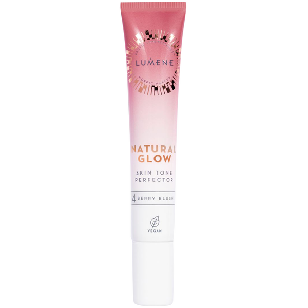 Naturalny, rozświetlający odcień skóry blush w kolorze kremowym 4 Berry Blush