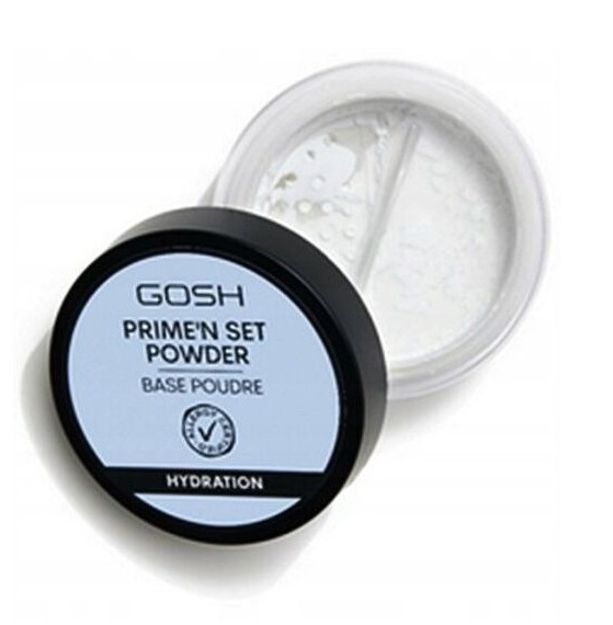 GOSH Prime'n Set Powder Utrwalająco-Matujący Puder Baza z Kwasem Hialuronowym