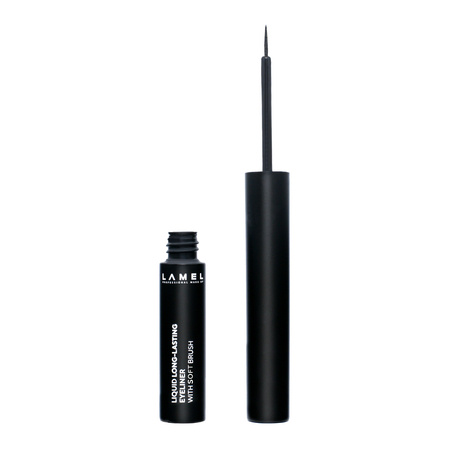 Lamel Liquid Long-Lasting Eyeliner z Twardym Aplikatorem 402 Graphite Black