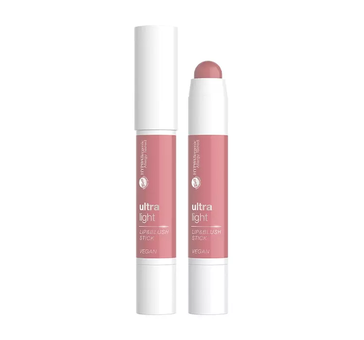HypoAllergenic Ultra Light Róż do Policzków i Ust 01 Misty Blossom