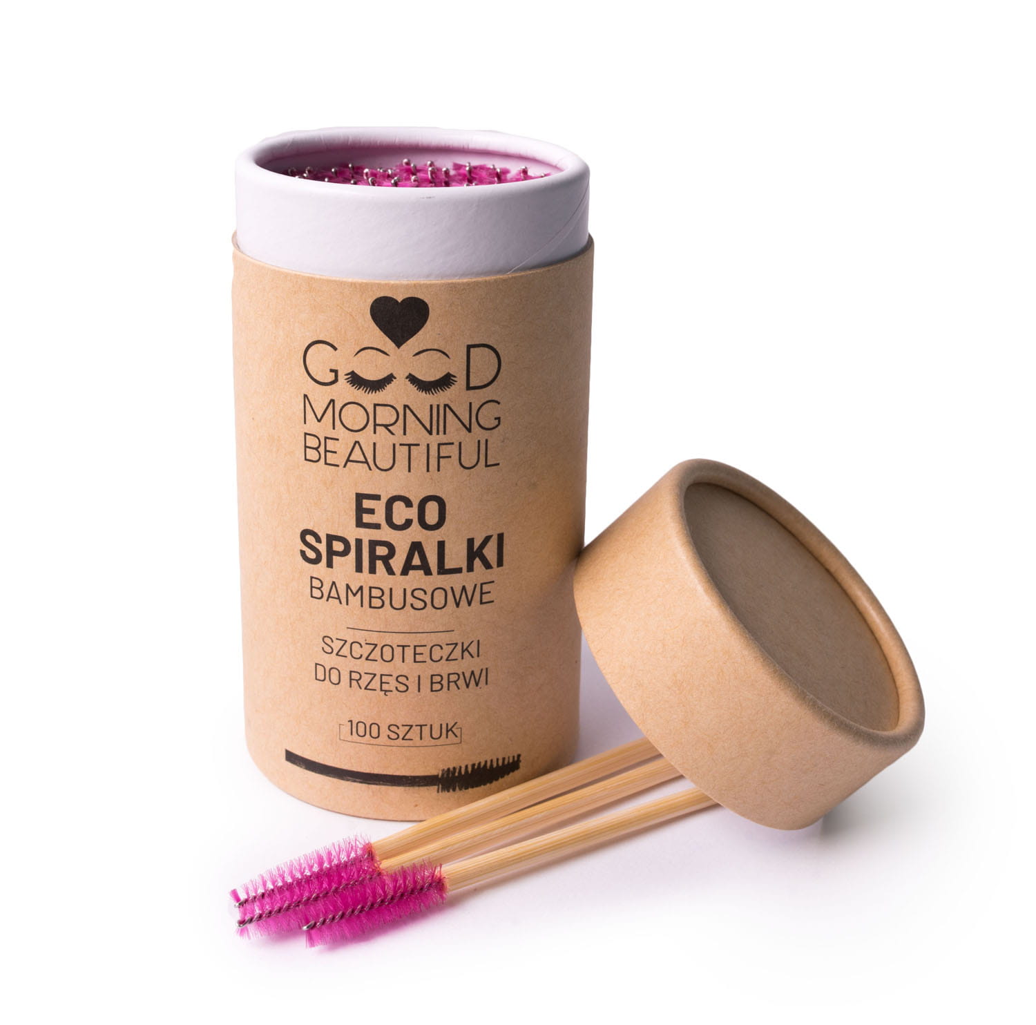 Lash Brow Eco Spiralki Bambusowe 100 Sztuk