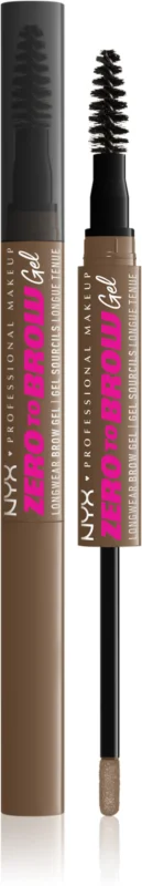 NYX Professional Makeup Zero to Brow Gel Żel do Brwi 02 Ash Blonde