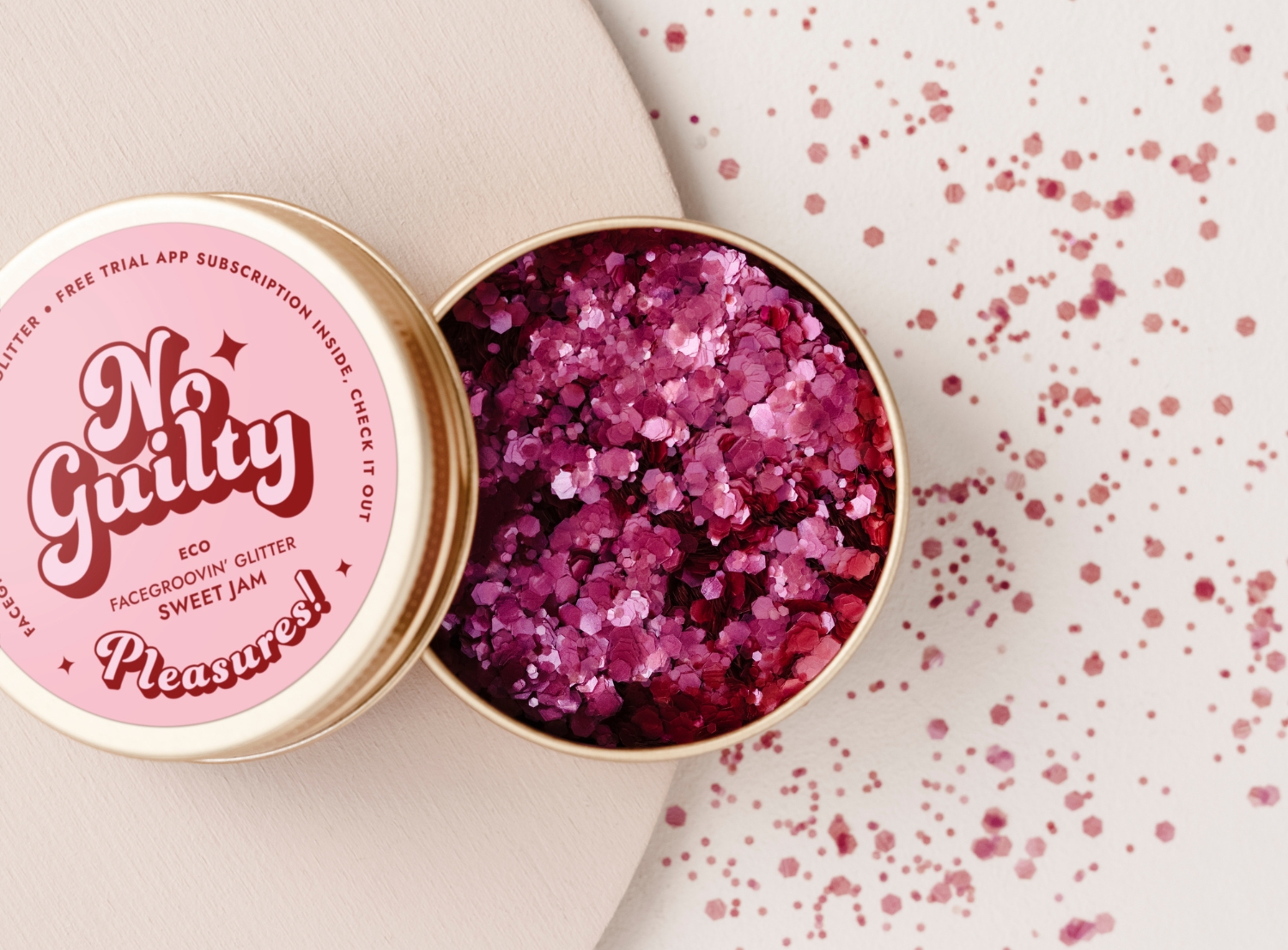 Ministerstwo Dobrego Mydła Bio Brokat do Twarzy i Ciała Sweet Jam