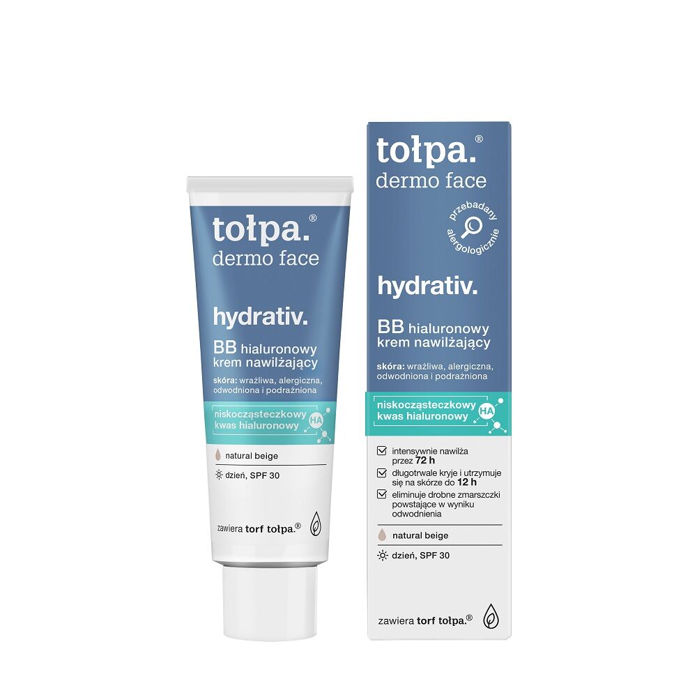 Hydrativ BB Hialuronowy Krem Nawilżający Natural Beige SPF30+