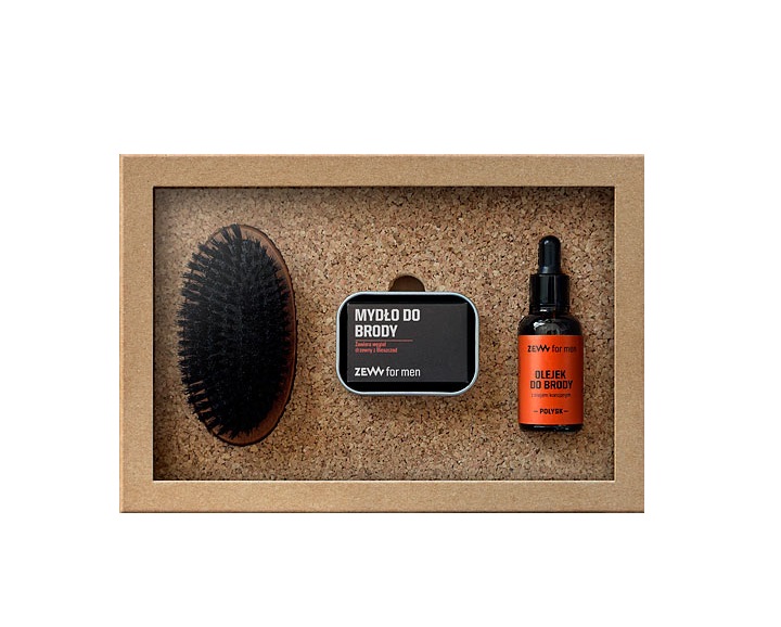 ZEW for Men Zestaw Prosty Drwal z Olejem Konopnym Połysk
