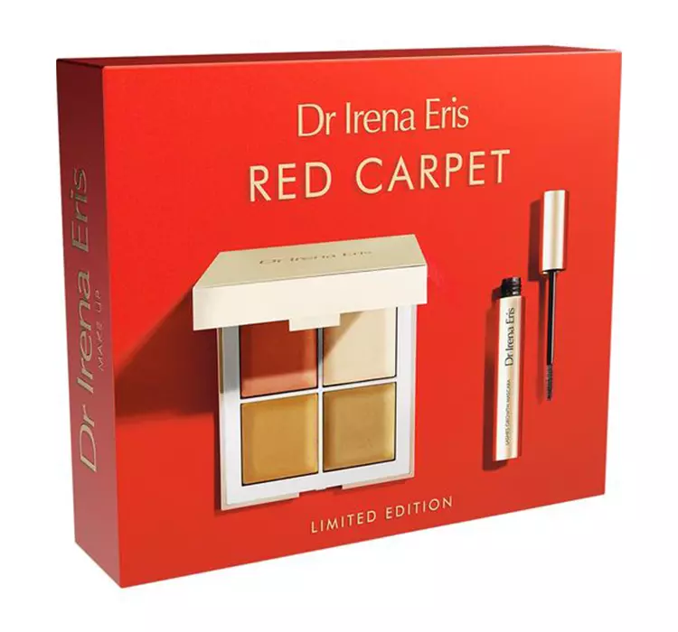 Dr Irena Eris Red Carpet Zestaw Kosmetyków do Makijażu Paleta+Tusz