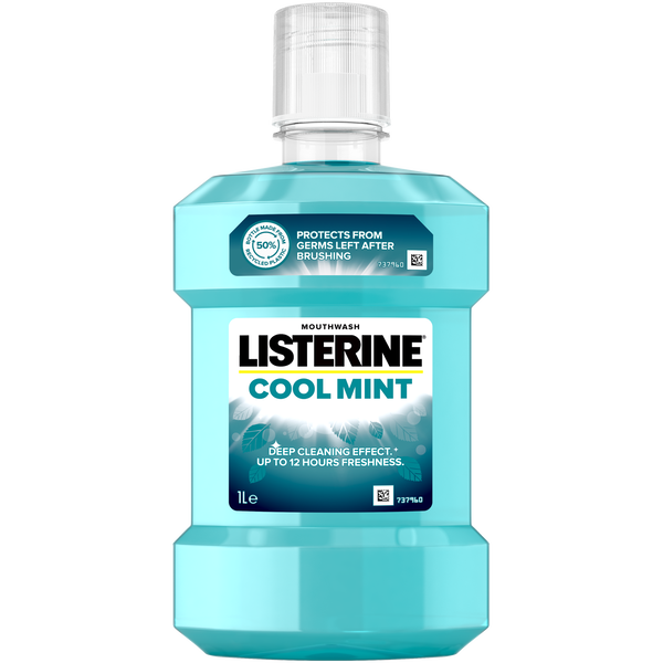 Listerine Cool Mint Płyn do Płukania Jamy Ustnej 1L