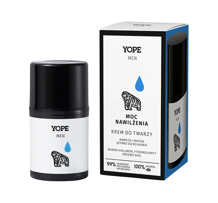 YOPE Men Krem do Twarzy Moc Nawilżenia 50ml