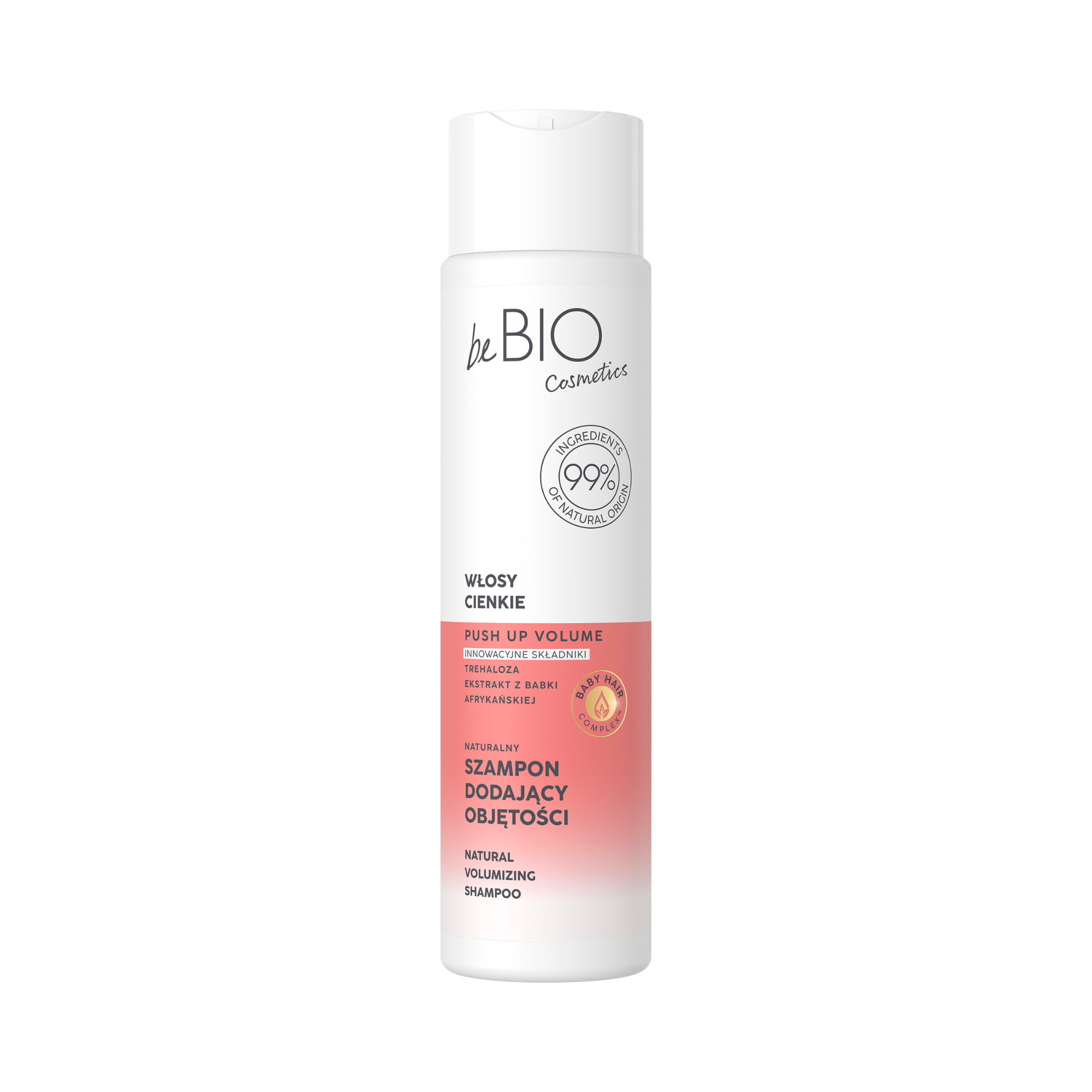 beBIO Naturalny Szampon do Włosów Cienkich Dodający Objętości 300ml