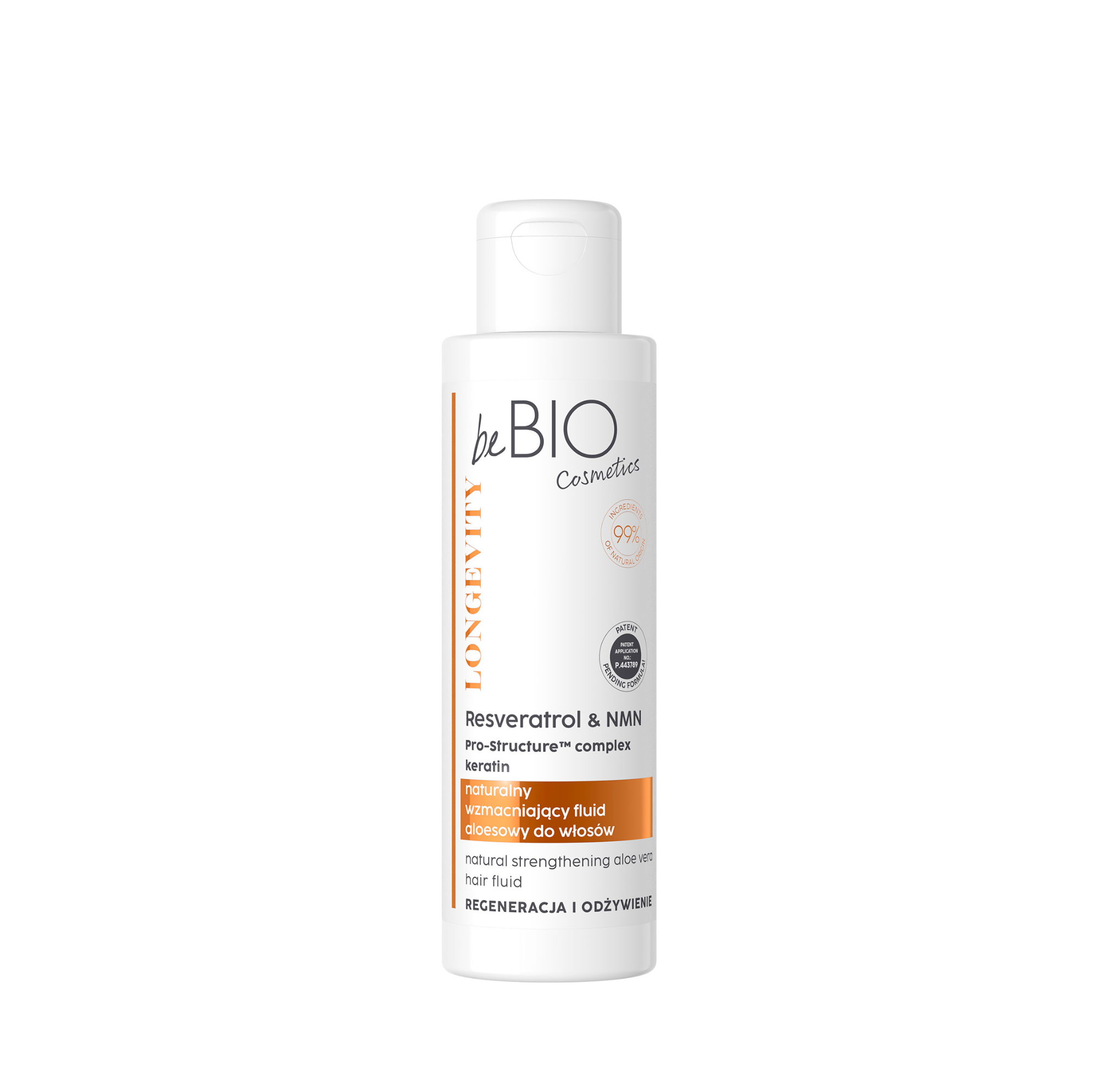 beBIO Longevity Fluid Aloesowy do Włosów 2w1 100ml