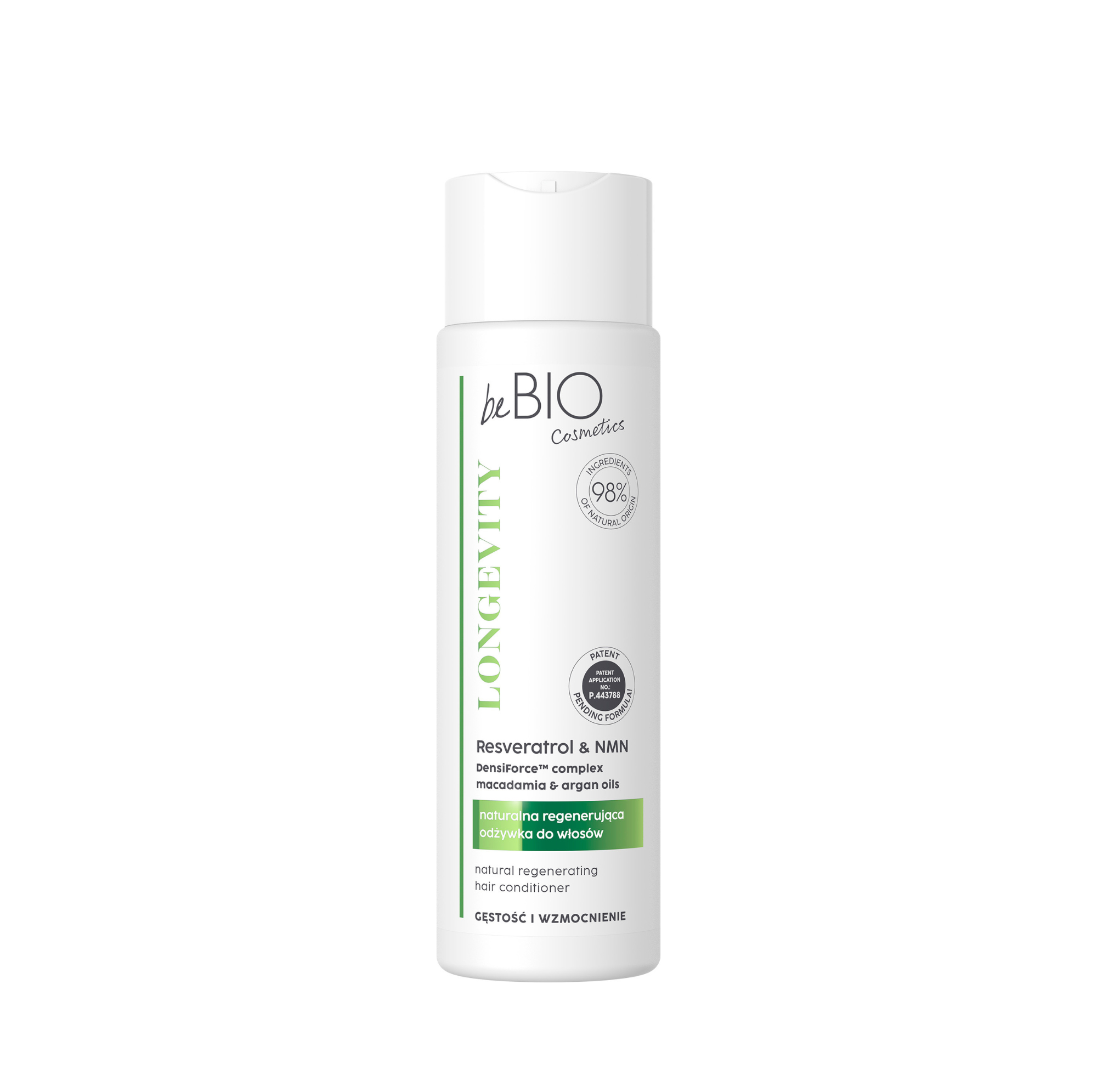 beBIO Longevity Gęstość i Wzmocnienie Odżywka do Włosów 250ml