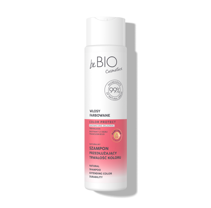 beBIO Naturalny Szampon do Włosów Farbowanych 300ml