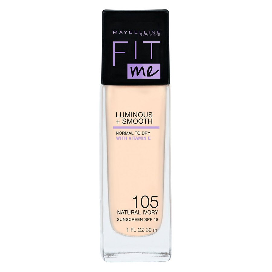 Maybelline Fit Me Luminous + Smooth Podkład 105 Natural Ivory