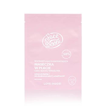 FaceBoom Rozświetlająco-Nawilżająca Maseczka w Płacie 15g