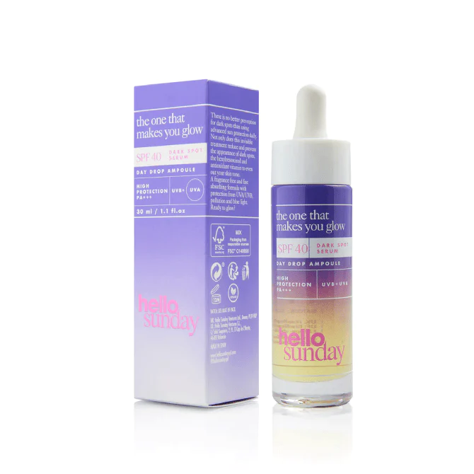 Hello Sunday The One That Makes You Glow Serum Chroniące przed Słońcem SPF40+