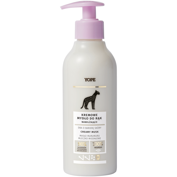 Yope Kremowe Nawilżające Mydło do Rąk Creamy Musk 300ml