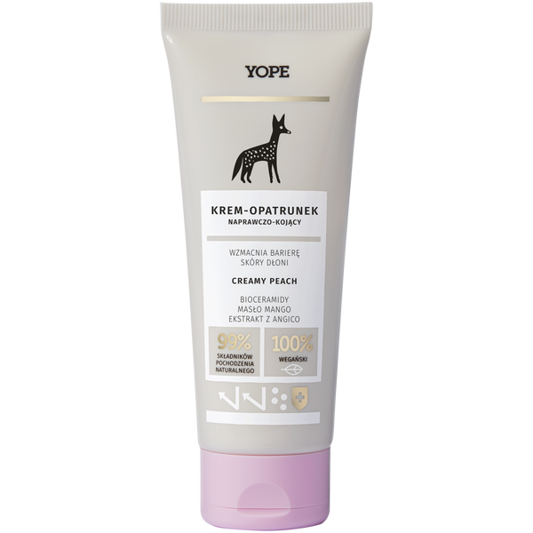 Yope Krem-Opatrunek Naprawczo-Kojący Krem do Rąk Creamy Peach 50ml