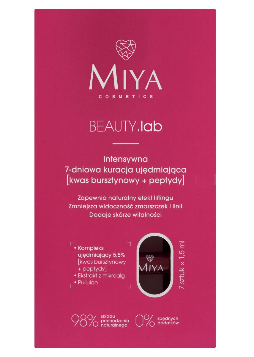 Miya Beauty.lab Intensywna 7-dniowa Kuracja Ujędrniająca (kwas bursztynowy + peptydy)