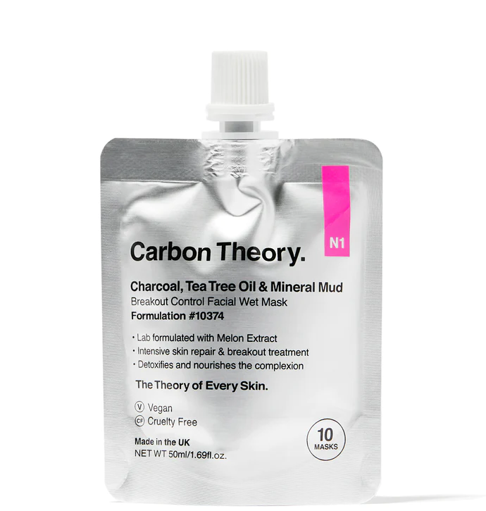 Carbon Theory Tea Tree Oil & Mineral Mud Błotna Maseczka 50ml