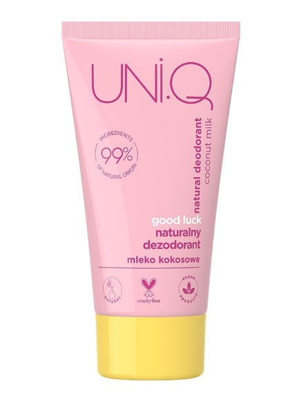 Uni.Q Good Luck Naturalny Dezodorant Mleko Kokosowe 50ml