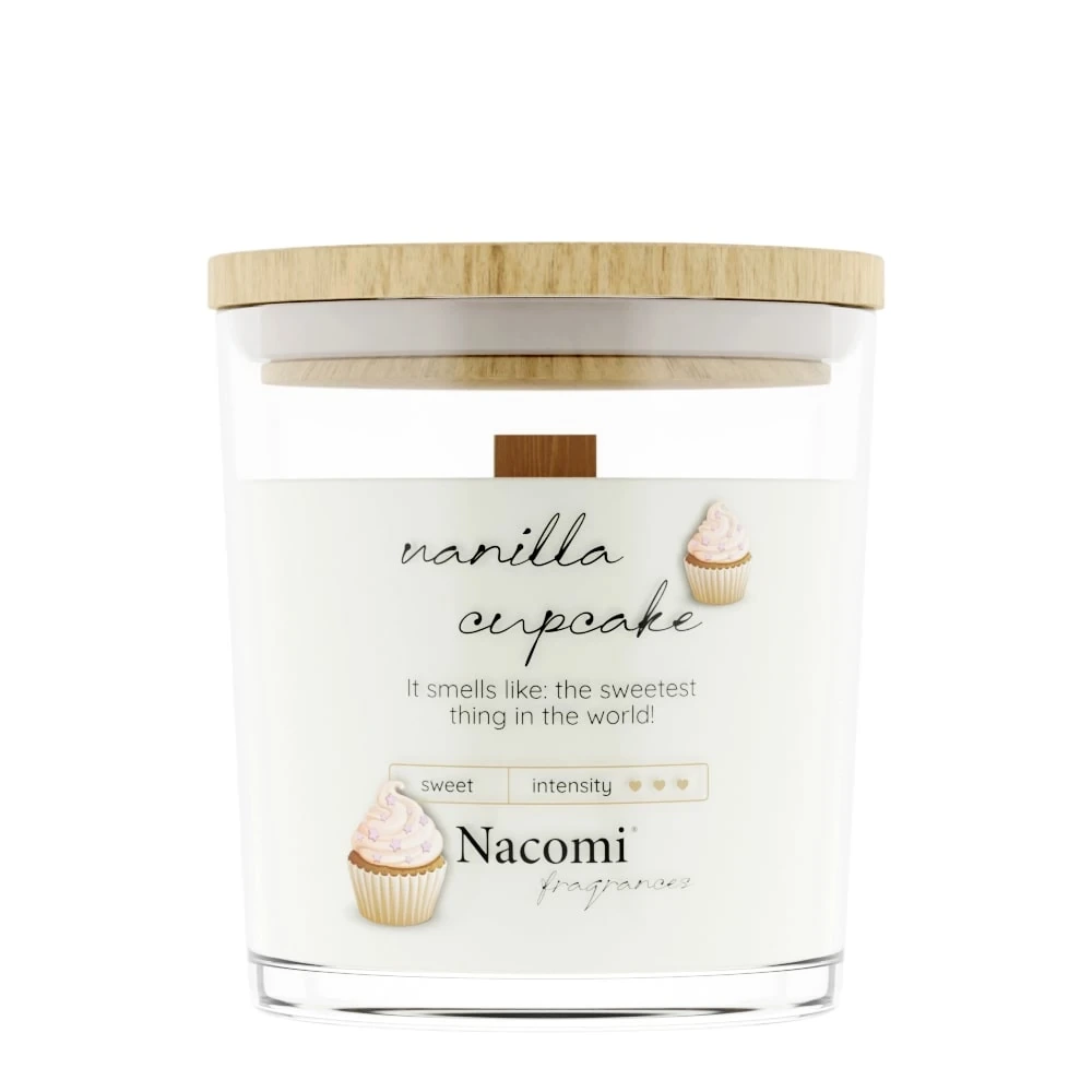 Nacomi Świeca Zapachowa Vanilla Cupcake 140g