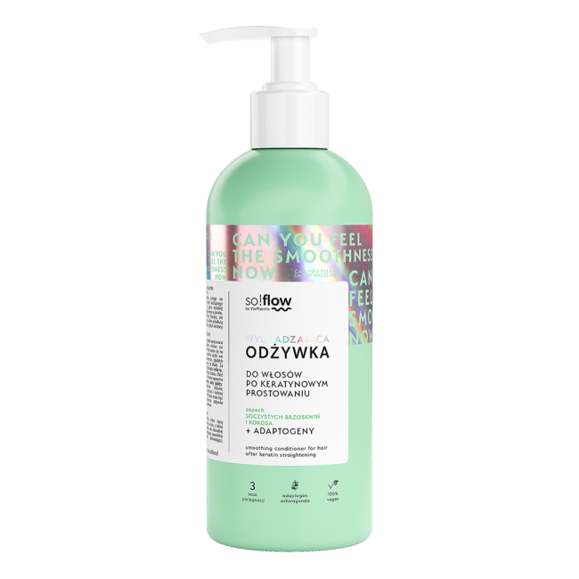 So!flow Wygładzająca Odżywka do Włosów po Keratynowym Prostowaniu 400ml